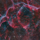 Remanente de la supernova Vela, en la constelación del mismo nombre.